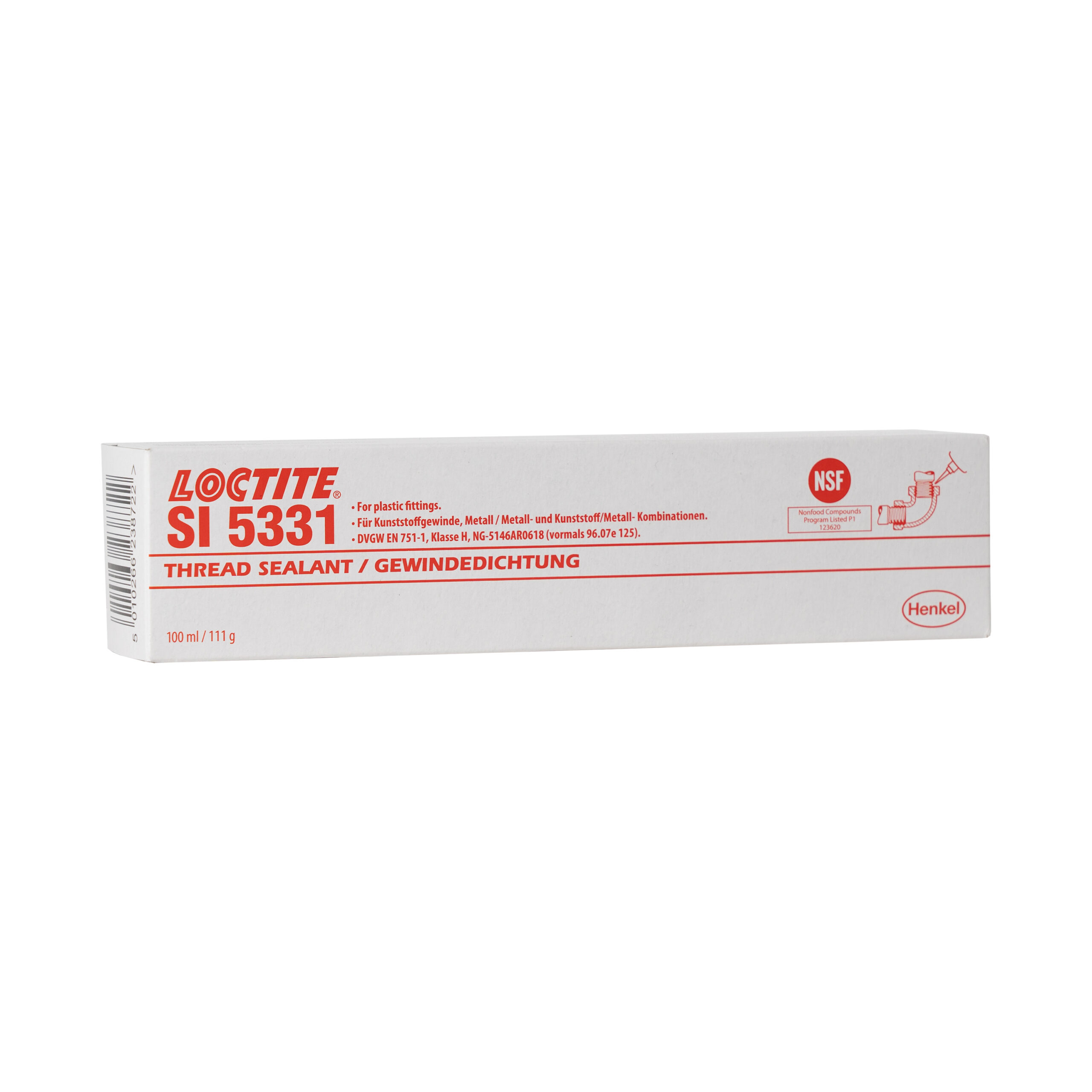 LOCTITE SI 5331 – 100 ml (uszczelniacz do plastikowych lub plastikowo/metalowych złączy gwintowych z gorącą lub zimna wodą)