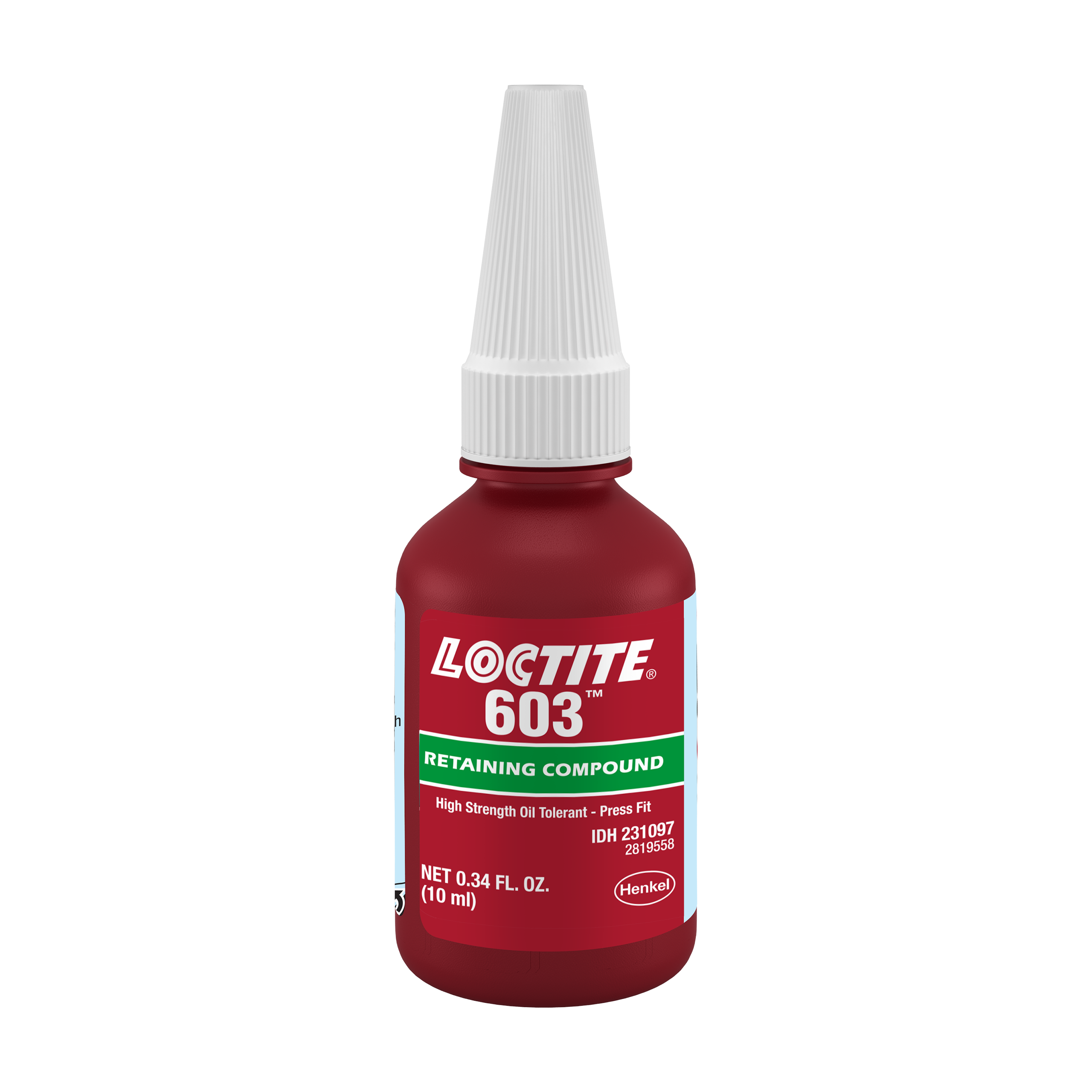 LOCTITE 603 – 10 ml (anaerobowy klej do mocowania metalowych części współosiowych, trudno demontowalny, zielony)