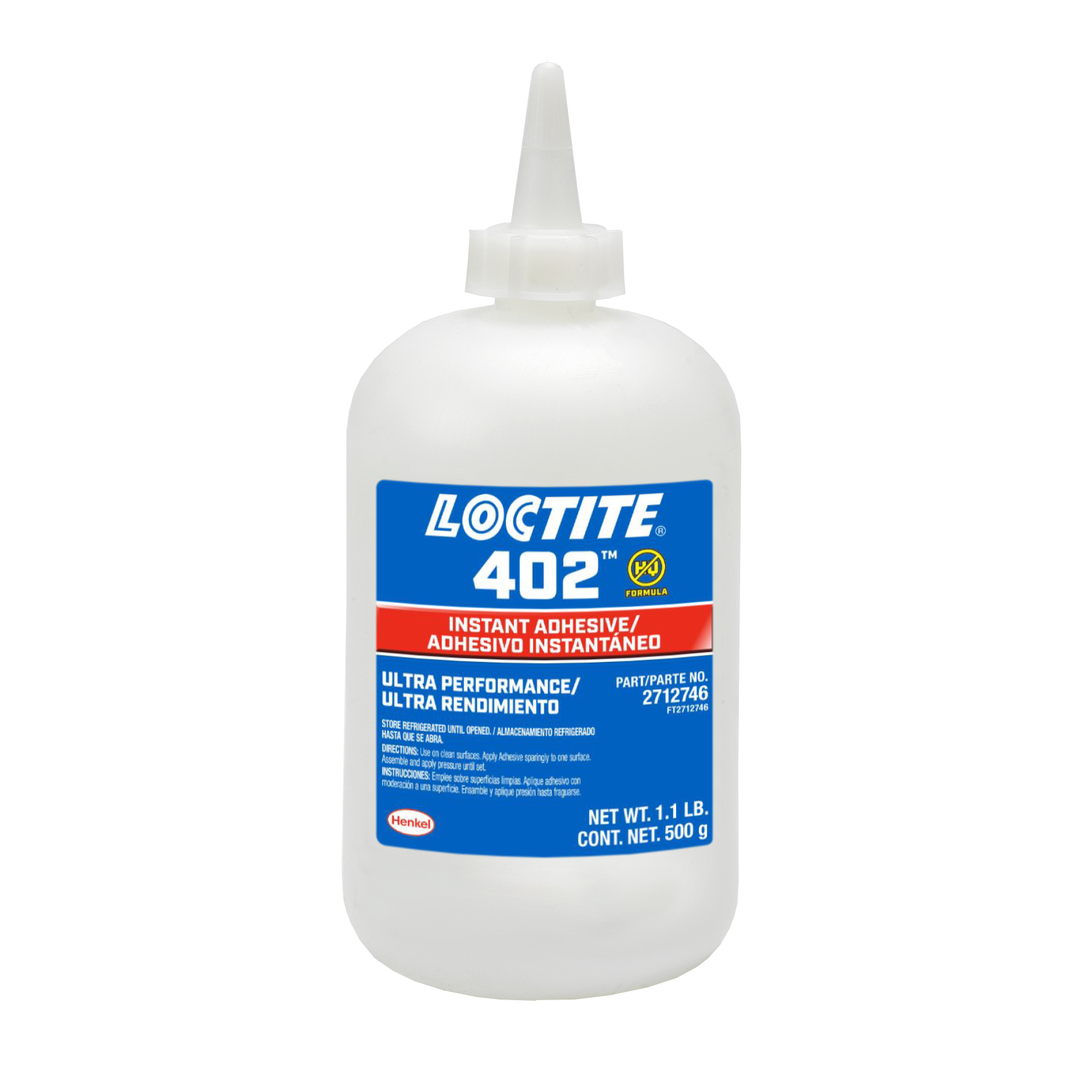 LOCTITE 402 500g (klej cjanoakrylowy wysokotemperaturowy przezroczysty)