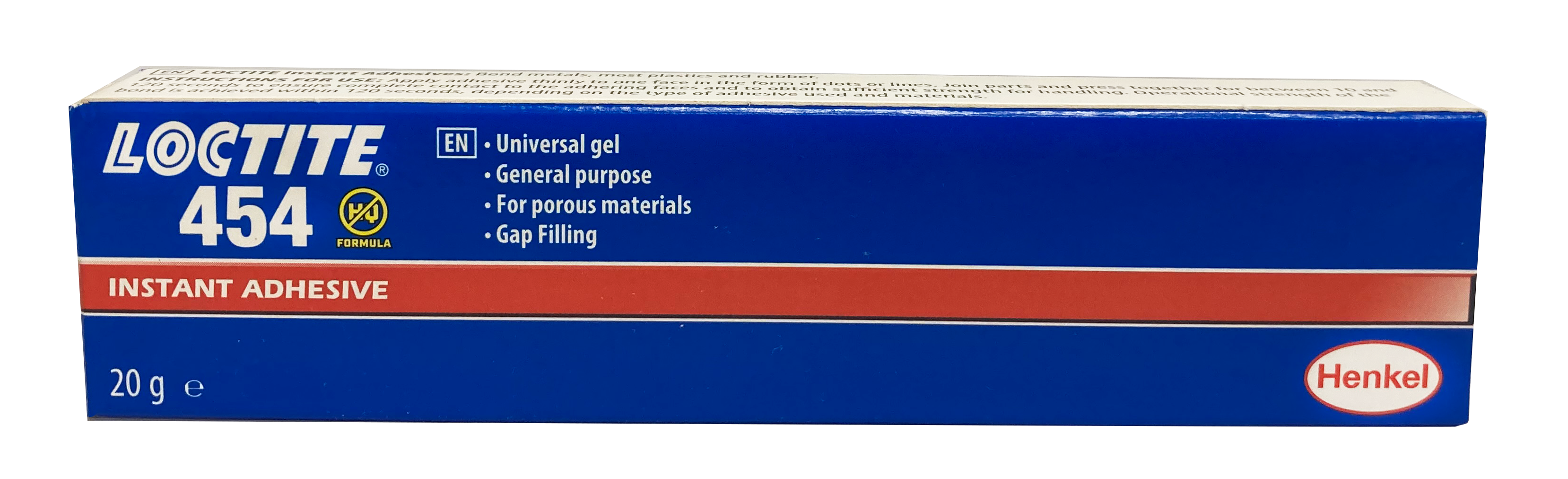 LOCTITE 454 – 20 g (klejem błyskawicznym o konsystencji żelu)